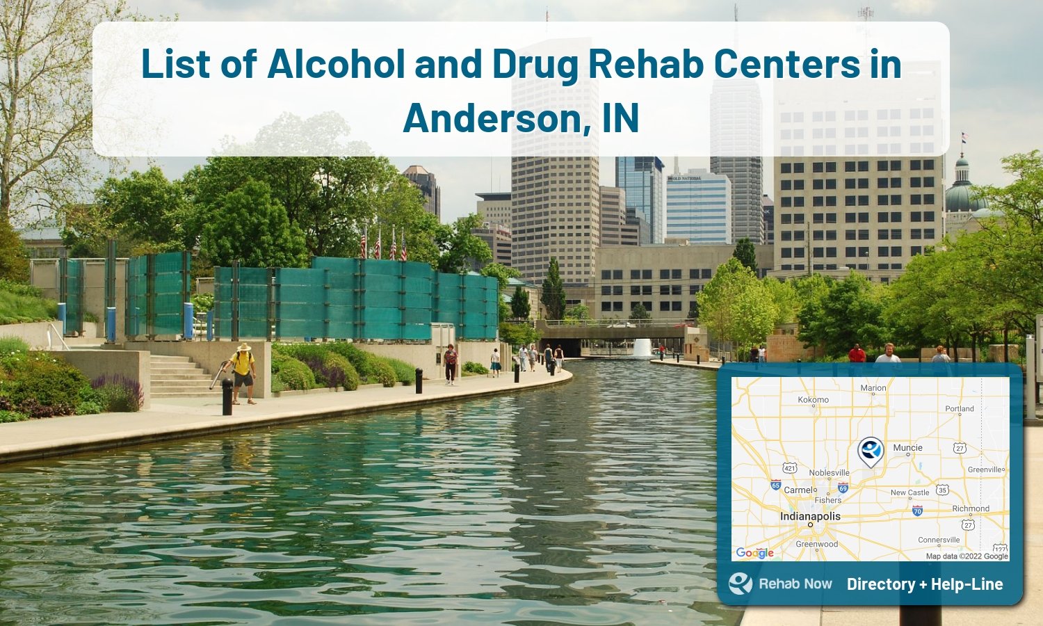 Our experts can help you find treatment now in Anderson, Indiana. We list drug rehab and alcohol centers in Indiana.