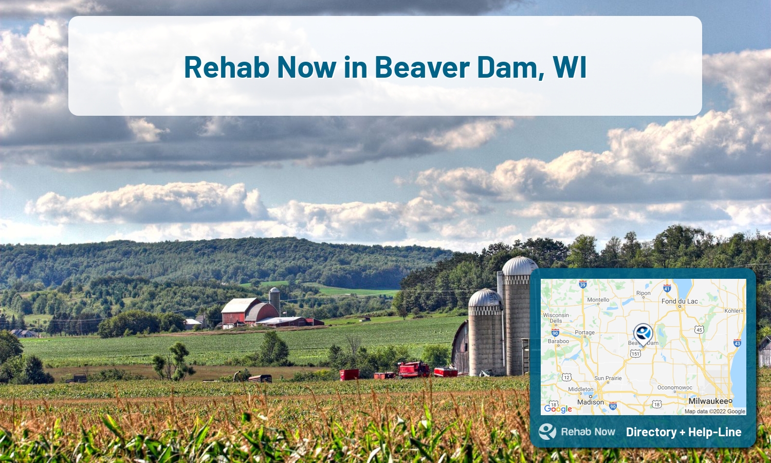 Beaver Dam, WI Treatment Centers. Find drug rehab in Beaver Dam, Wisconsin, or detox and treatment programs. Get the right help now!