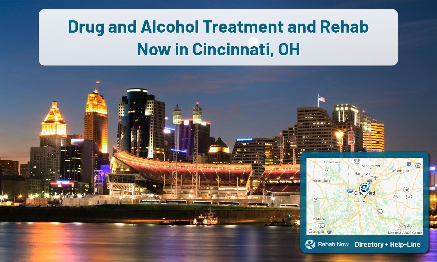Cincinnati, OH Treatment Centers. Find drug rehab in Cincinnati, Ohio, or detox and treatment programs. Get the right help now!