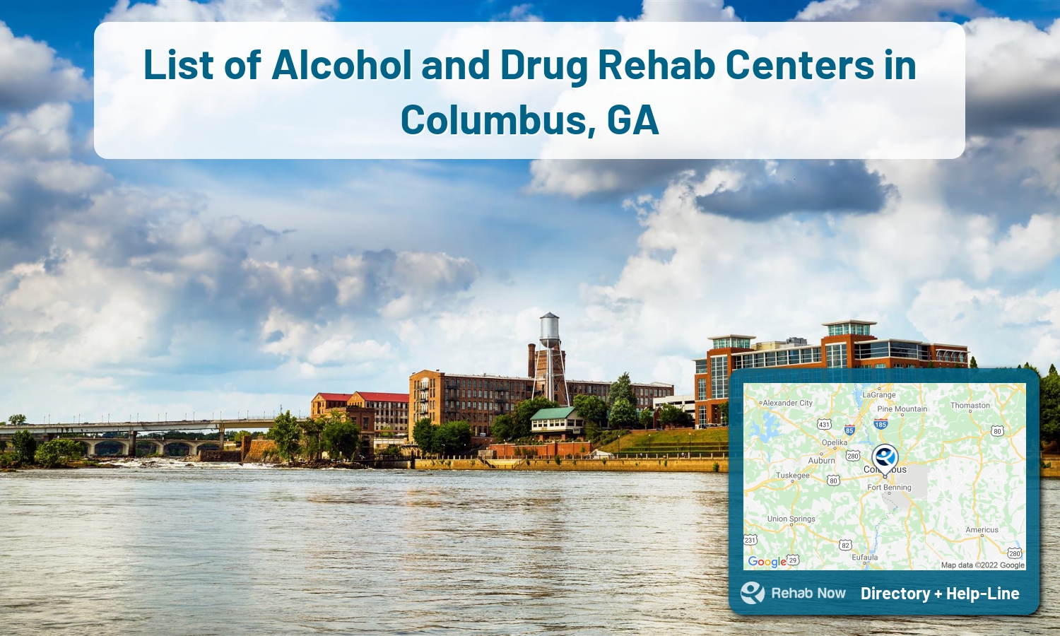 Columbus, GA Treatment Centers. Find drug rehab in Columbus, Georgia, or detox and treatment programs. Get the right help now!