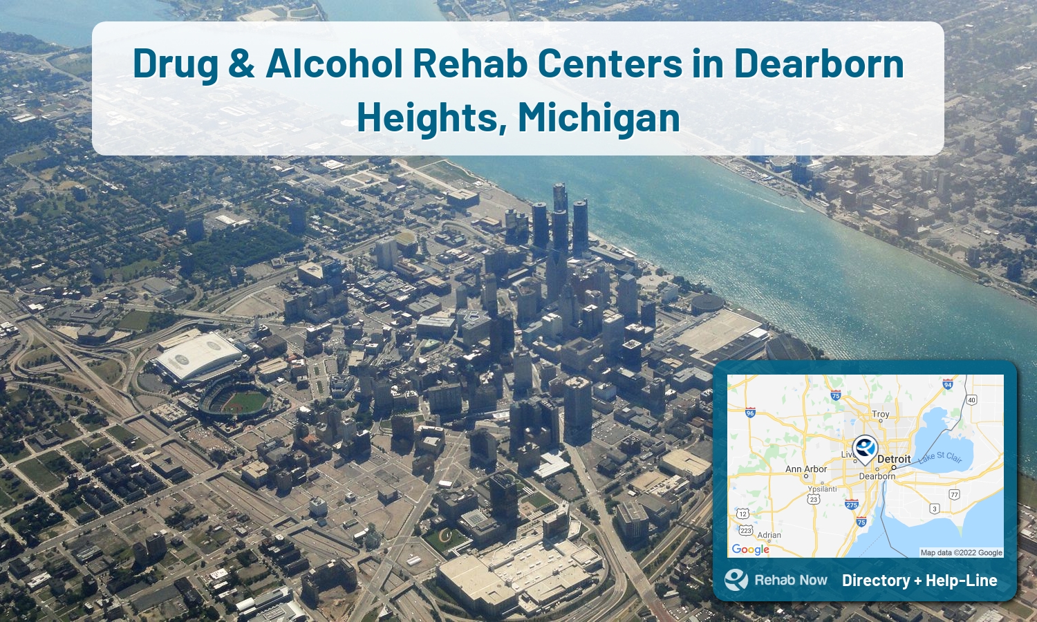 Dearborn Heights, MI Treatment Centers. Find drug rehab in Dearborn Heights, Michigan, or detox and treatment programs. Get the right help now!