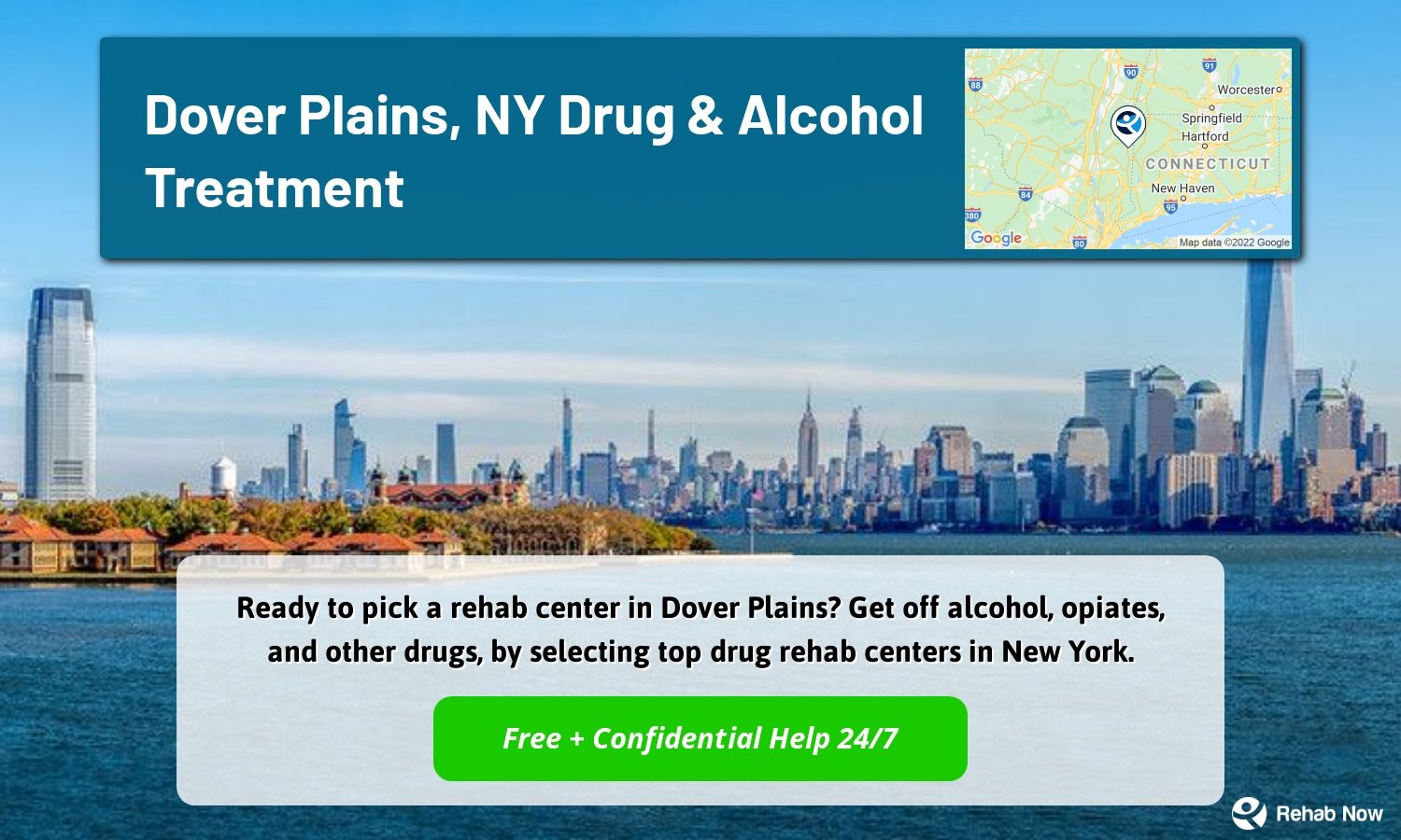 Ready to pick a rehab center in Dover Plains? Get off alcohol, opiates, and other drugs, by selecting top drug rehab centers in New York.
