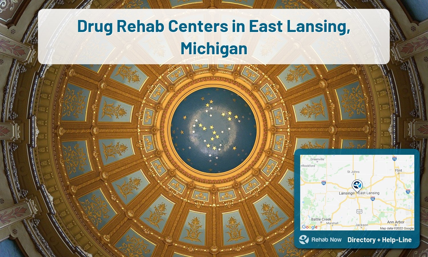 Struggling with addiction in East Lansing, Michigan? RehabNow helps you find the best treatment center or rehab available.