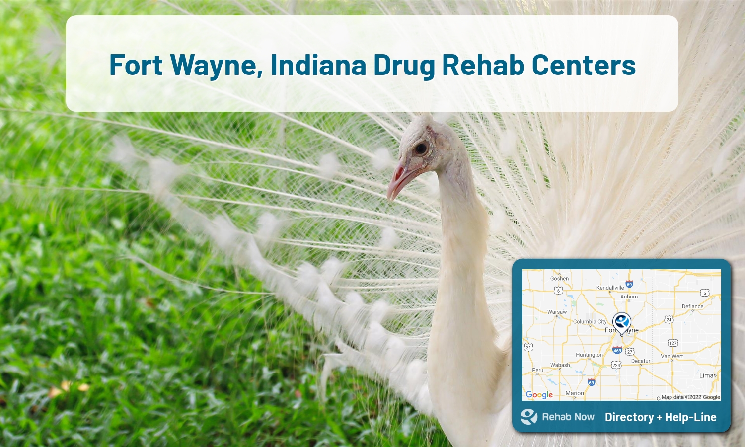 Need treatment nearby in Fort Wayne, Indiana? Choose a drug/alcohol rehab center from our list, or call our hotline now for free help.
