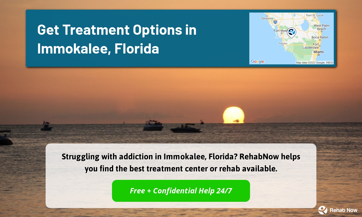 Struggling with addiction in Immokalee, Florida? RehabNow helps you find the best treatment center or rehab available.