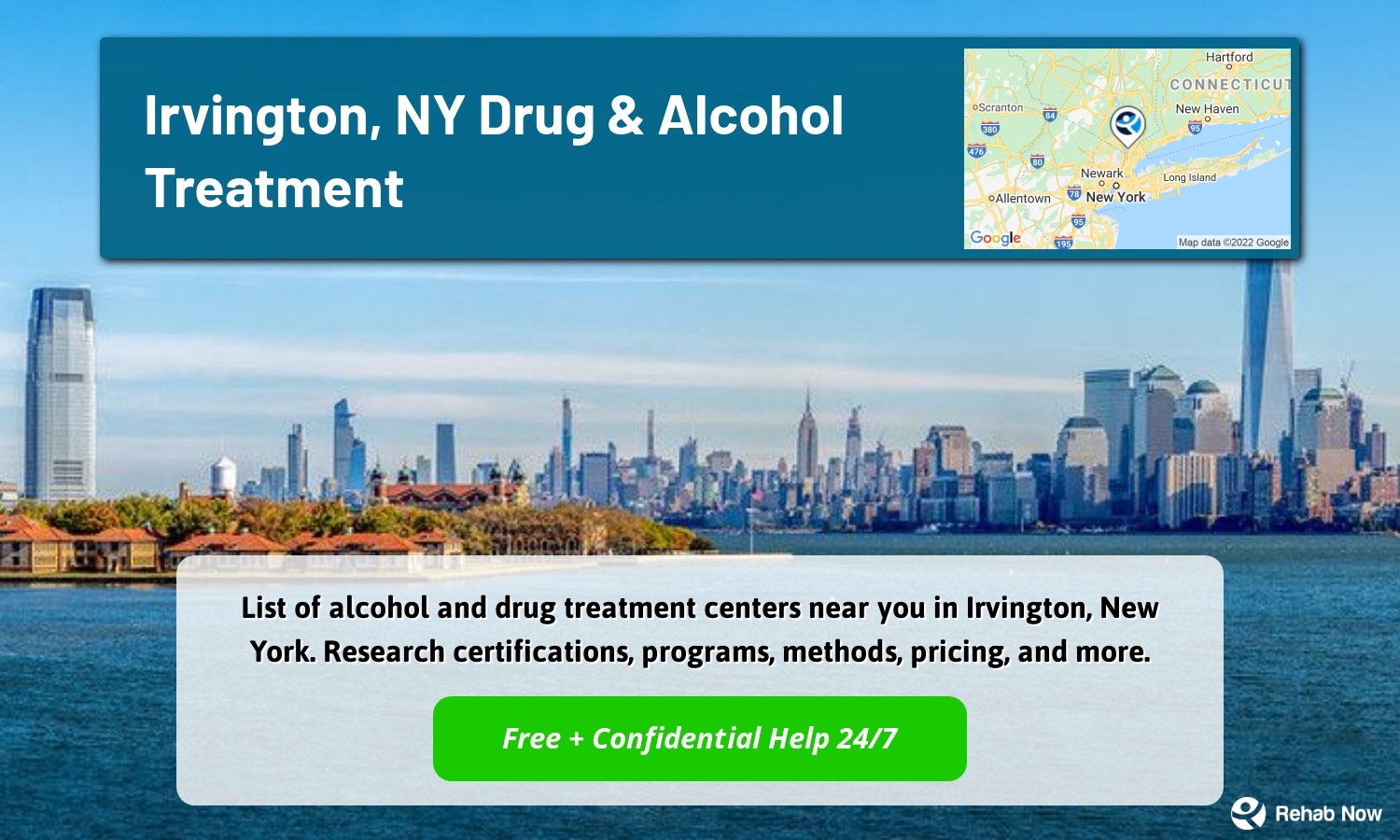 List of alcohol and drug treatment centers near you in Irvington, New York. Research certifications, programs, methods, pricing, and more.