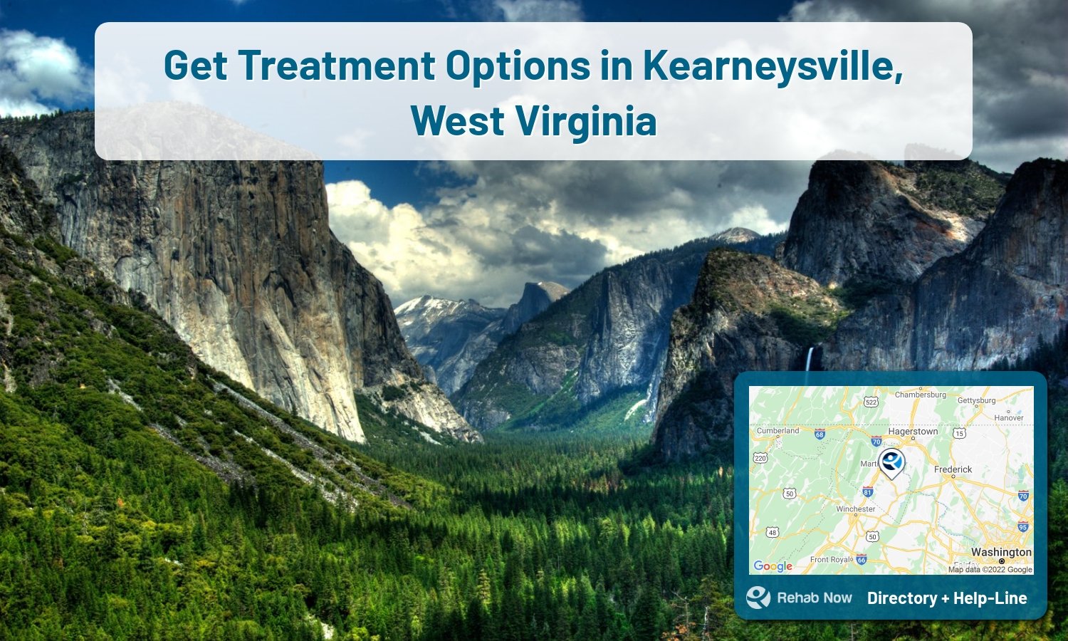 Drug rehab and alcohol treatment services near you in Kearneysville, West Virginia. Need help choosing a center? Call us, free.
