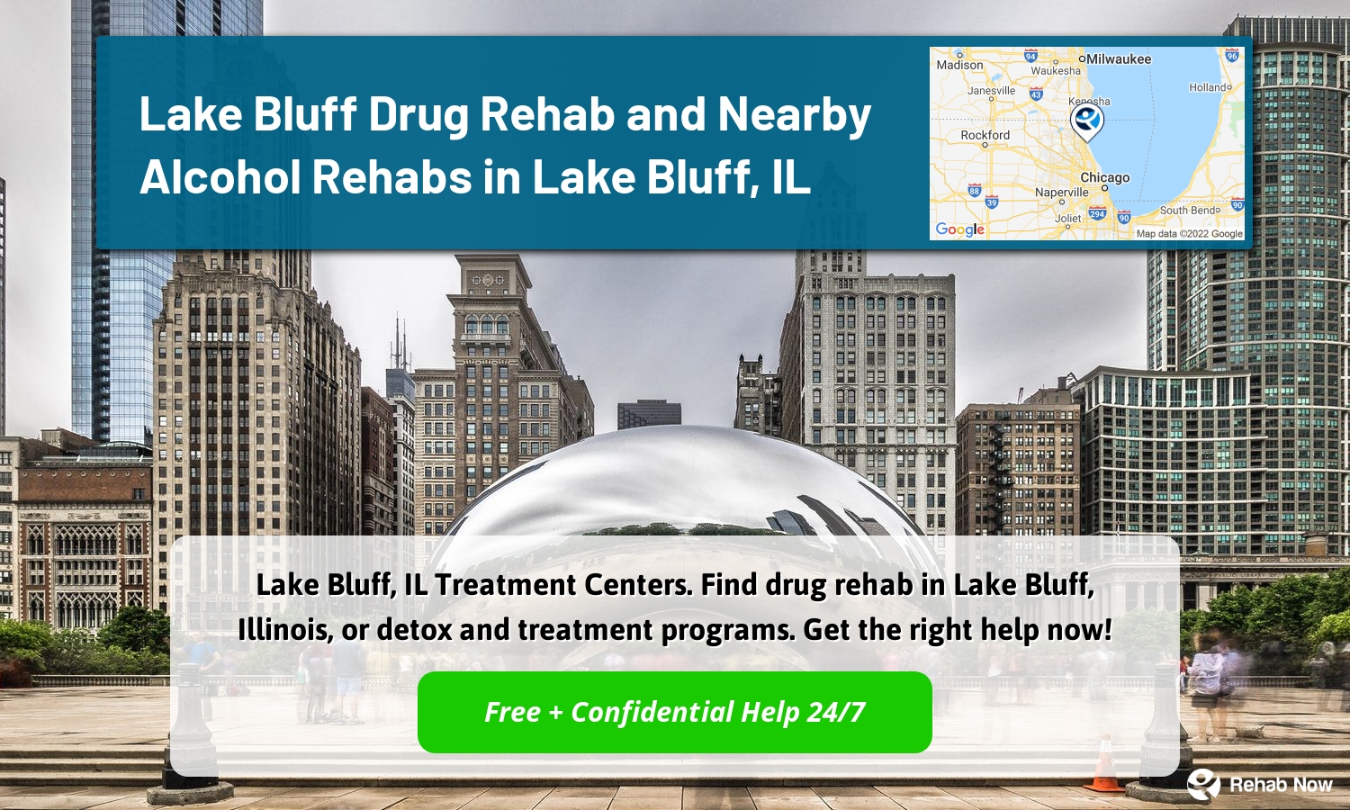 Lake Bluff, IL Treatment Centers. Find drug rehab in Lake Bluff, Illinois, or detox and treatment programs. Get the right help now!
