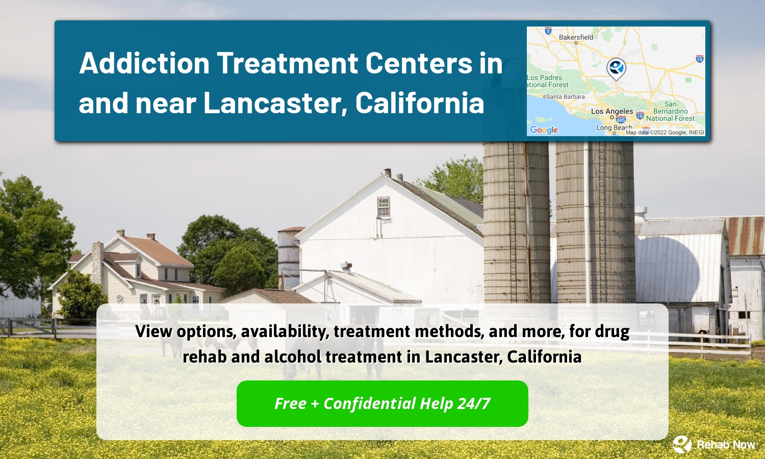 View options, availability, treatment methods, and more, for drug rehab and alcohol treatment in Lancaster, California
