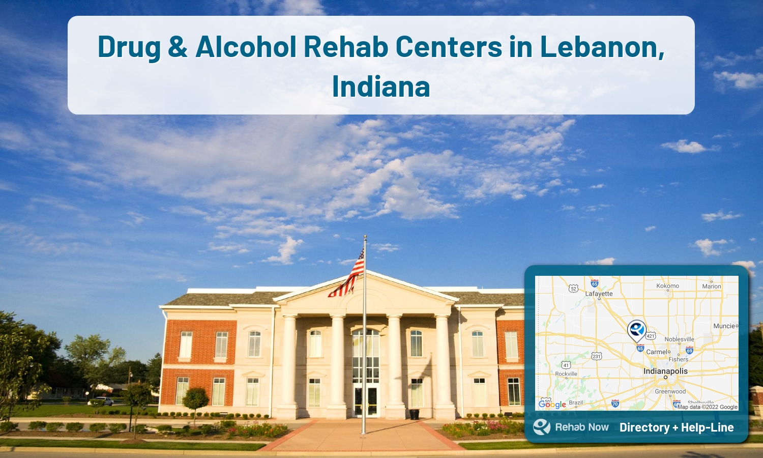 Lebanon, IN Treatment Centers. Find drug rehab in Lebanon, Indiana, or detox and treatment programs. Get the right help now!