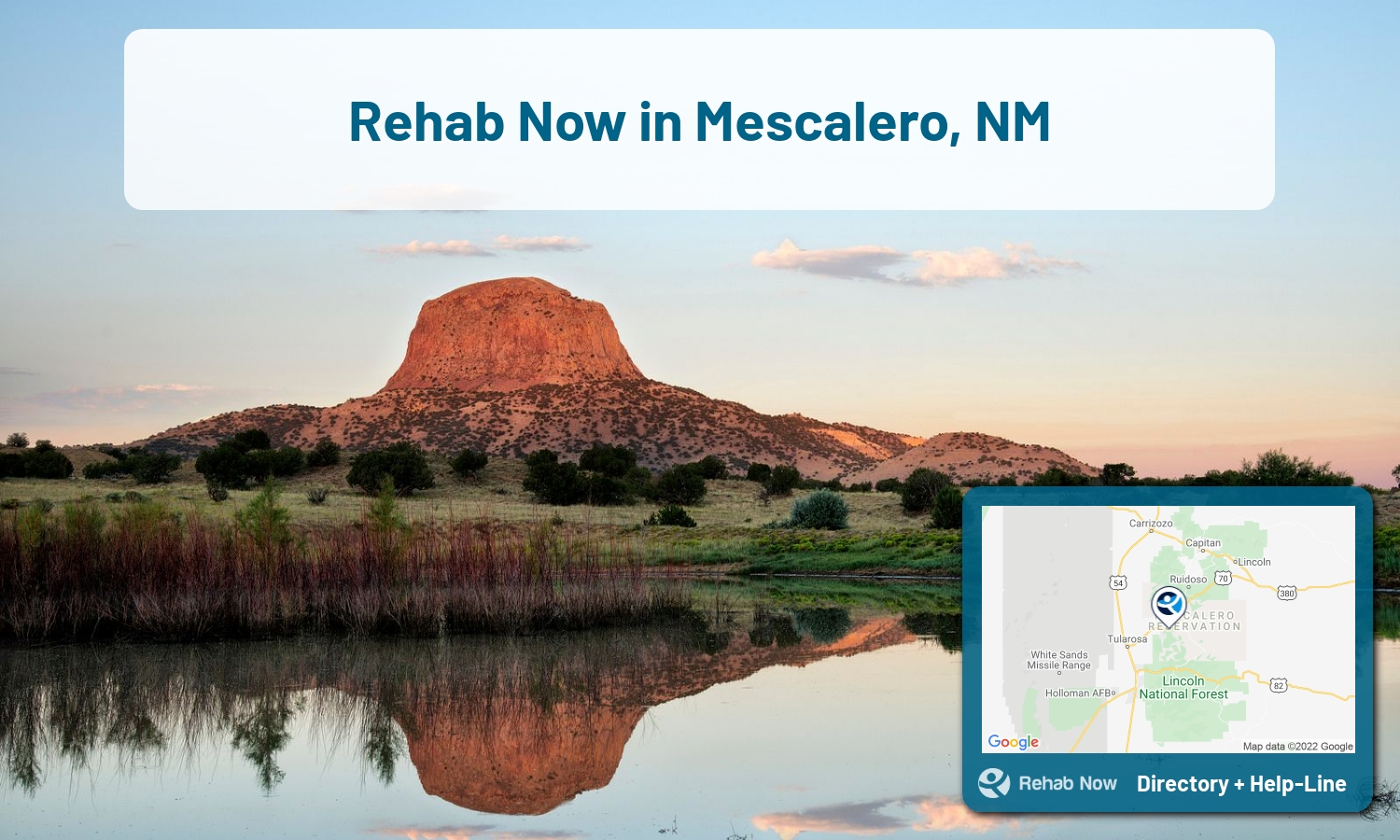 Mescalero, NM Treatment Centers. Find drug rehab in Mescalero, New Mexico, or detox and treatment programs. Get the right help now!