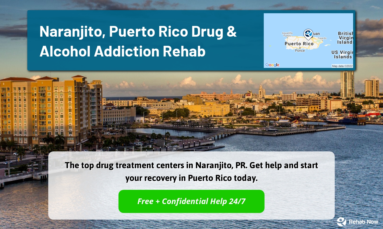 The top drug treatment centers in Naranjito, PR. Get help and start your recovery in Puerto Rico today.