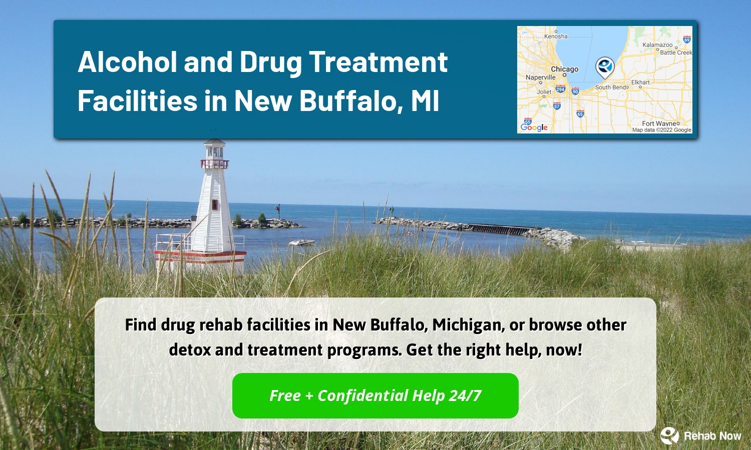 Find drug rehab facilities in New Buffalo, Michigan, or browse other detox and treatment programs. Get the right help, now!