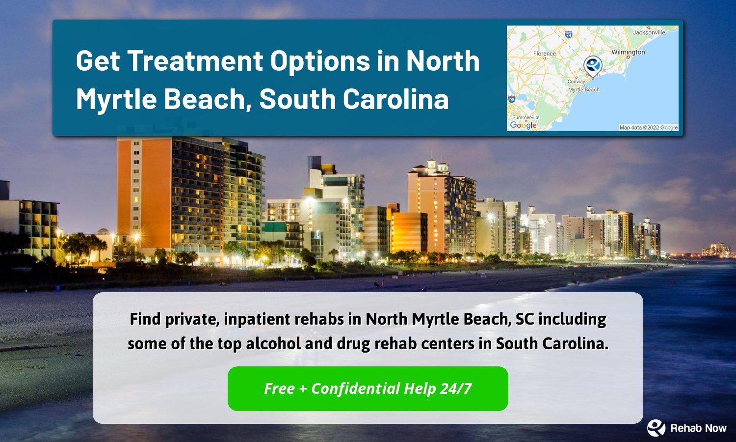 Find private, inpatient rehabs in North Myrtle Beach, SC including some of the top alcohol and drug rehab centers in South Carolina.