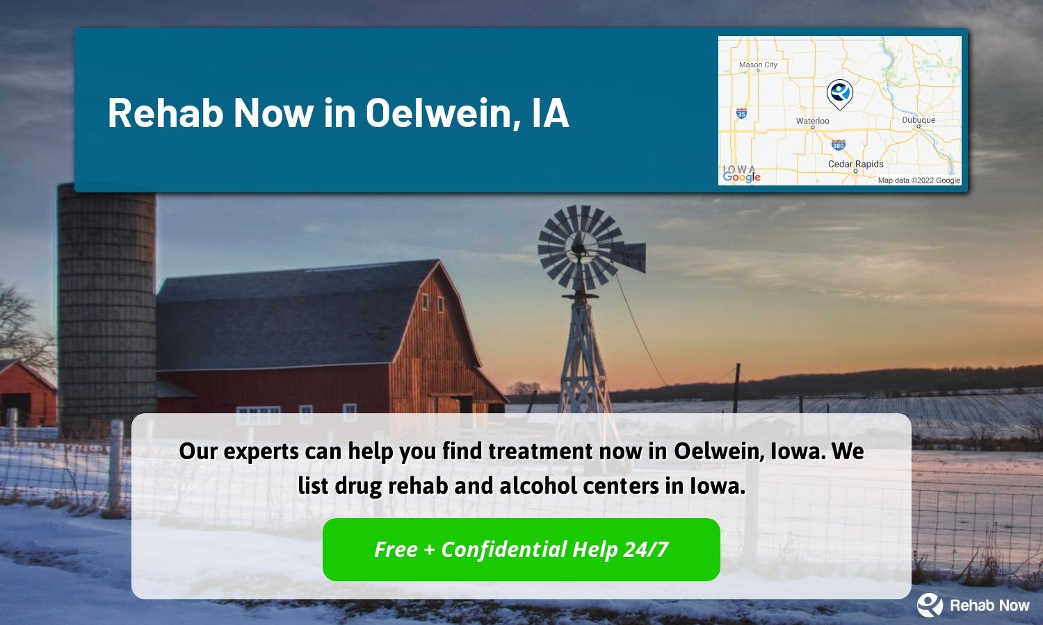 Our experts can help you find treatment now in Oelwein, Iowa. We list drug rehab and alcohol centers in Iowa.