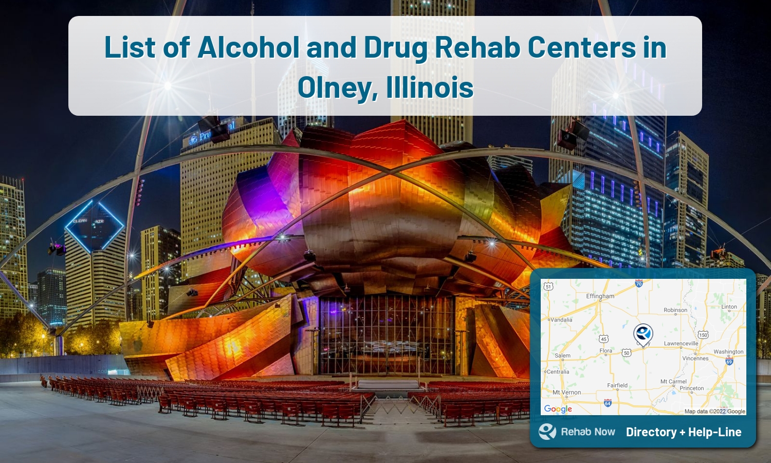 Let our expert counselors help find the best addiction treatment in Olney, Illinois now with a free call to our hotline.