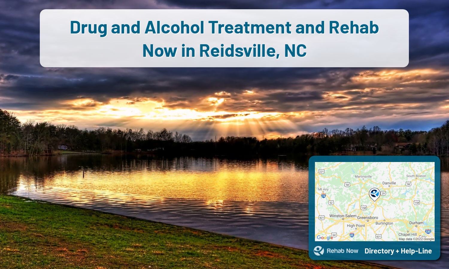 View options, availability, treatment methods, and more, for drug rehab and alcohol treatment in Reidsville, North Carolina