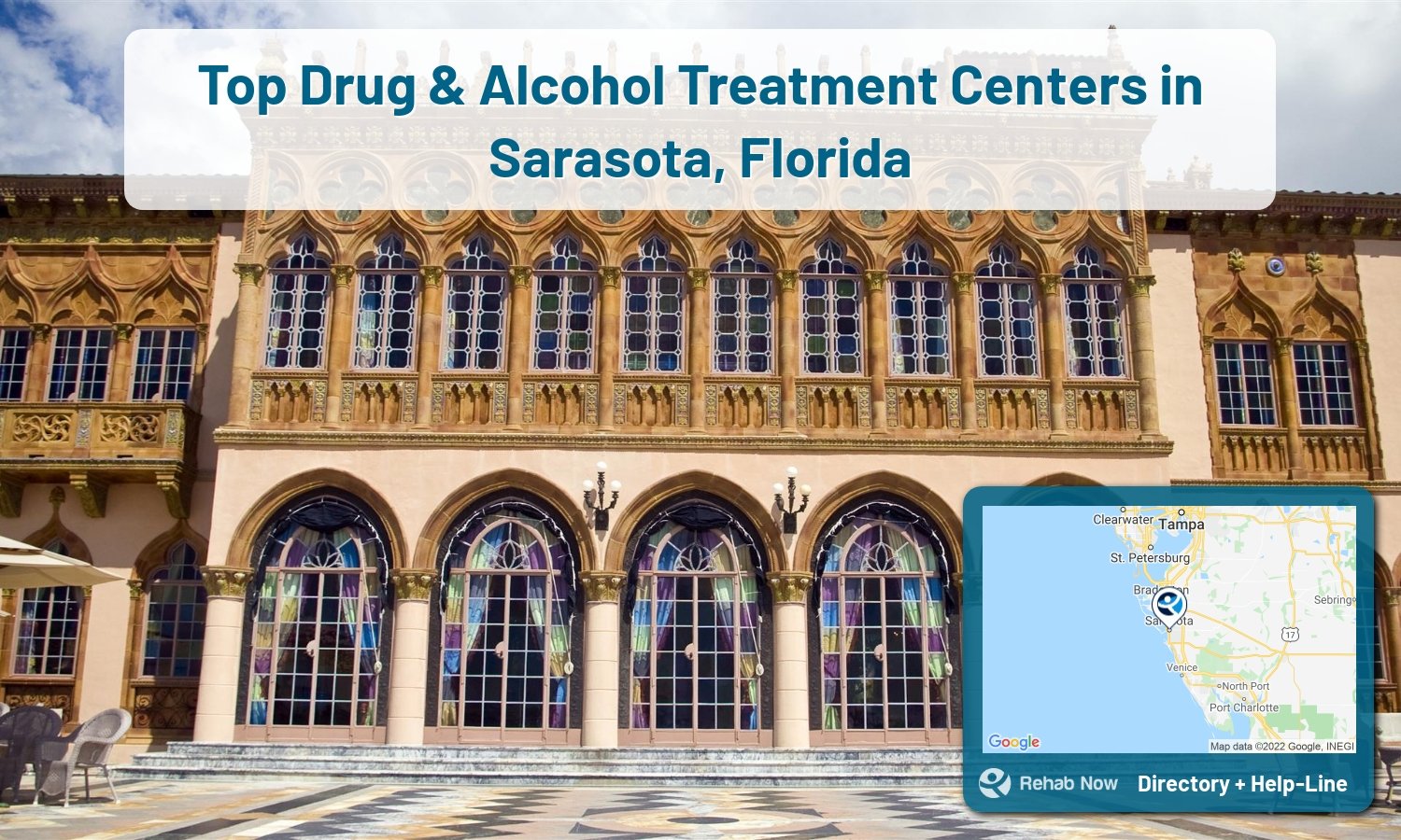 Ready to pick a rehab center in Sarasota? Get off alcohol, opiates, and other drugs, by selecting top drug rehab centers in Florida