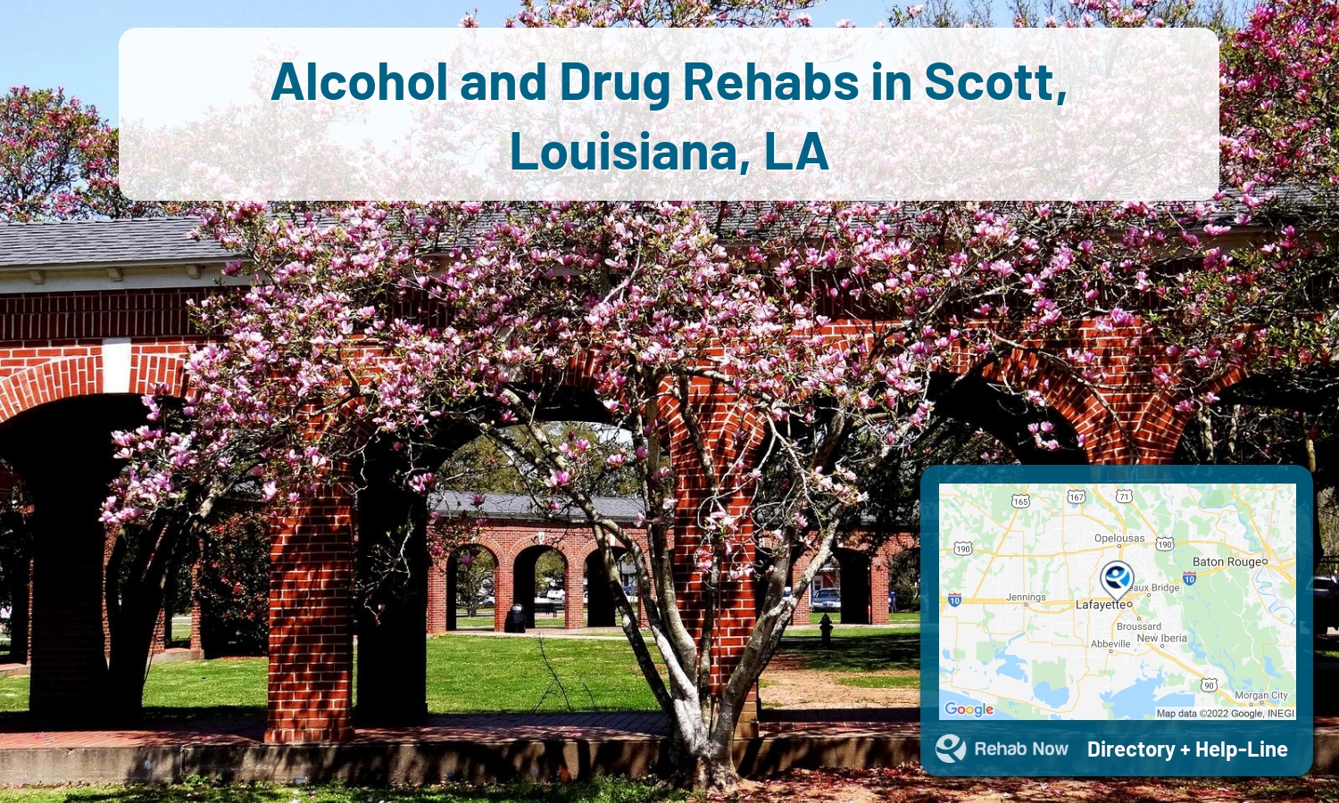 Find drug rehab and alcohol treatment services in Scott. Our experts help you find a center in Scott, Louisiana