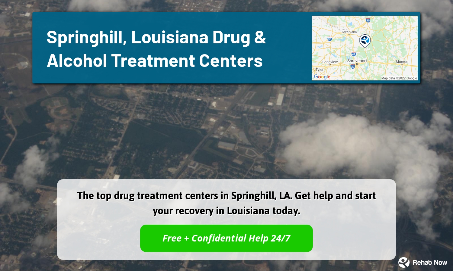 The top drug treatment centers in Springhill, LA. Get help and start your recovery in Louisiana today.