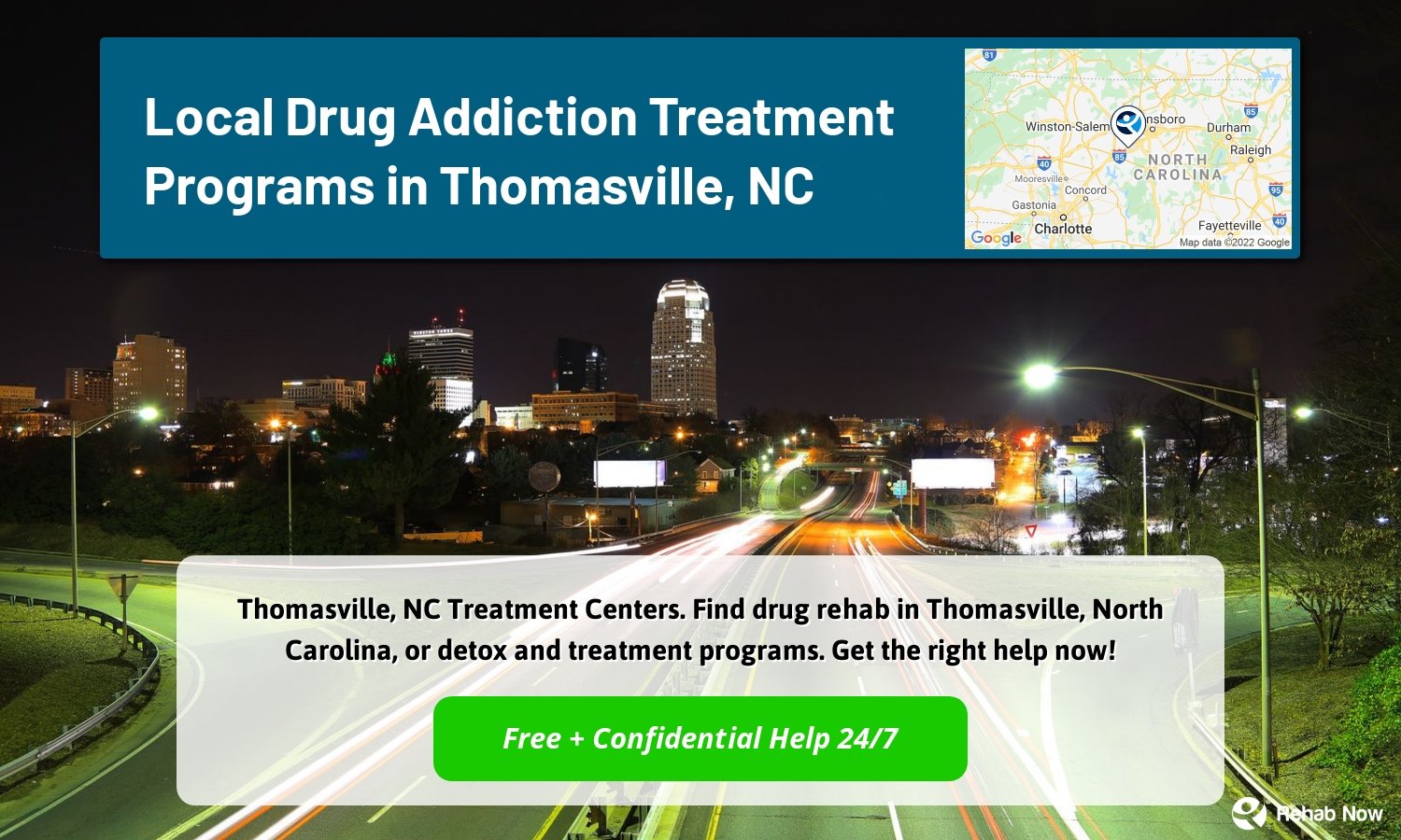 Thomasville, NC Treatment Centers. Find drug rehab in Thomasville, North Carolina, or detox and treatment programs. Get the right help now!