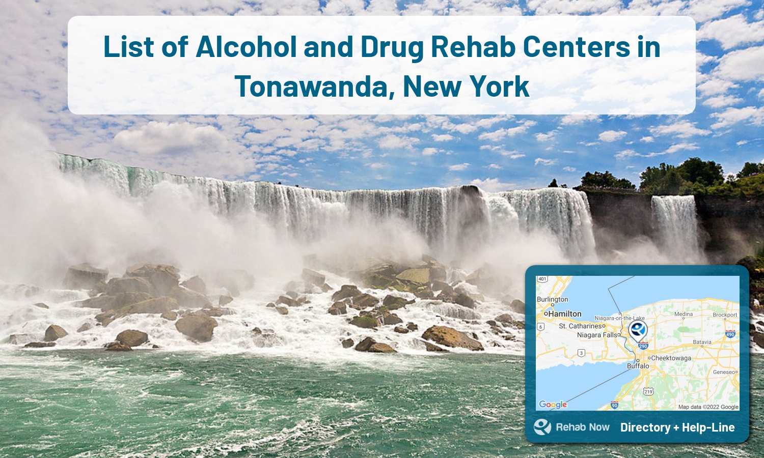 Let our expert counselors help find the best addiction treatment in Tonawanda, New York now with a free call to our hotline.