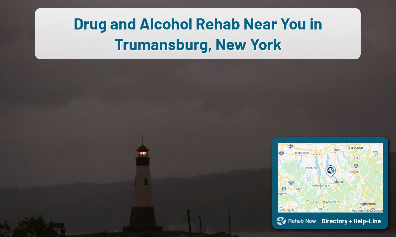 Let our expert counselors help find the best addiction treatment in Trumansburg, New York now with a free call to our hotline.