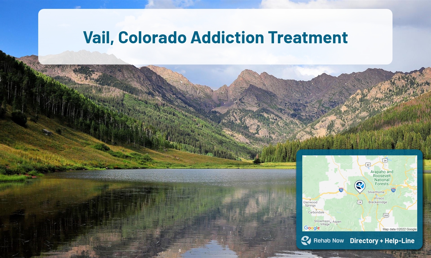 Let our expert counselors help find the best addiction treatment in Vail, Colorado now with a free call to our hotline.