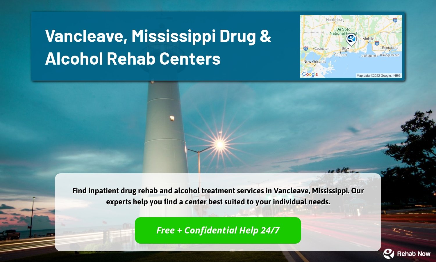 Find inpatient drug rehab and alcohol treatment services in Vancleave, Mississippi. Our experts help you find a center best suited to your individual needs.