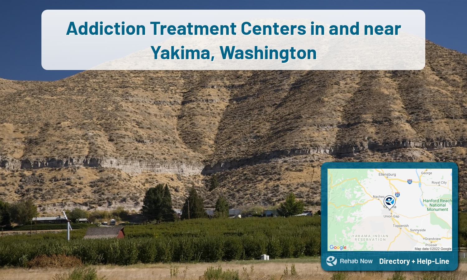 Yakima, WA Treatment Centers. Find drug rehab in Yakima, Washington, or detox and treatment programs. Get the right help now!