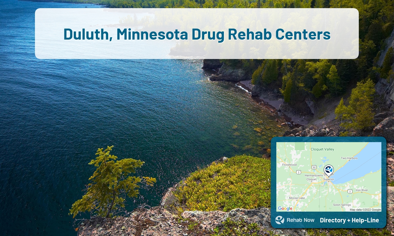 Ready to pick a rehab center in Duluth? Get off alcohol, opiates, and other drugs, by selecting top drug rehab centers in Minnesota