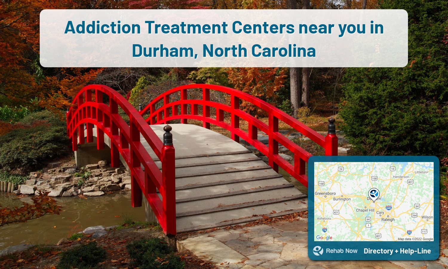 Durham, NC Treatment Centers. Find drug rehab in Durham, North Carolina, or detox and treatment programs. Get the right help now!