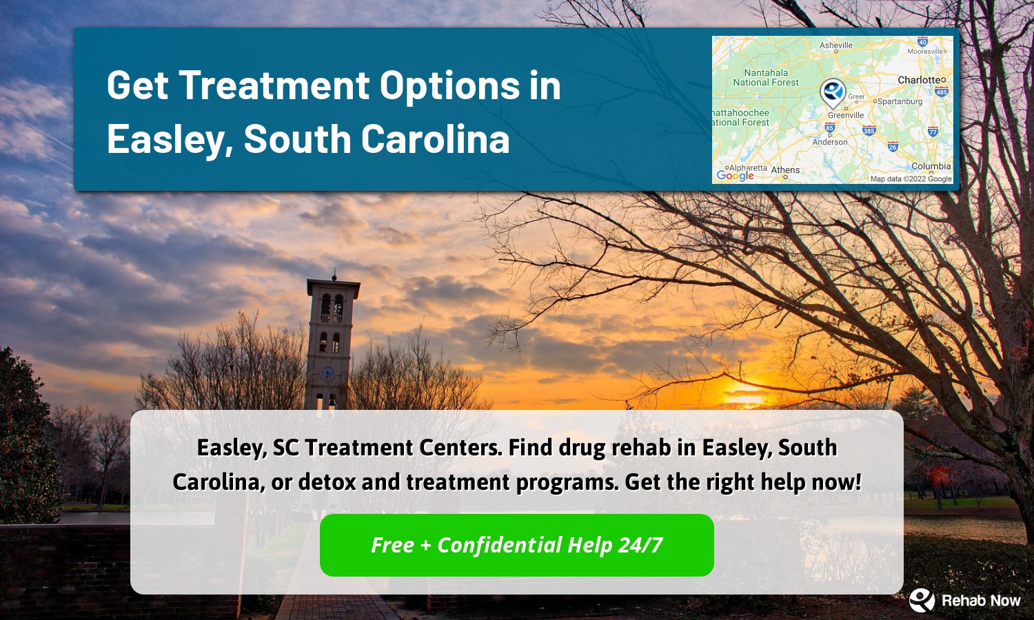 Easley, SC Treatment Centers. Find drug rehab in Easley, South Carolina, or detox and treatment programs. Get the right help now!