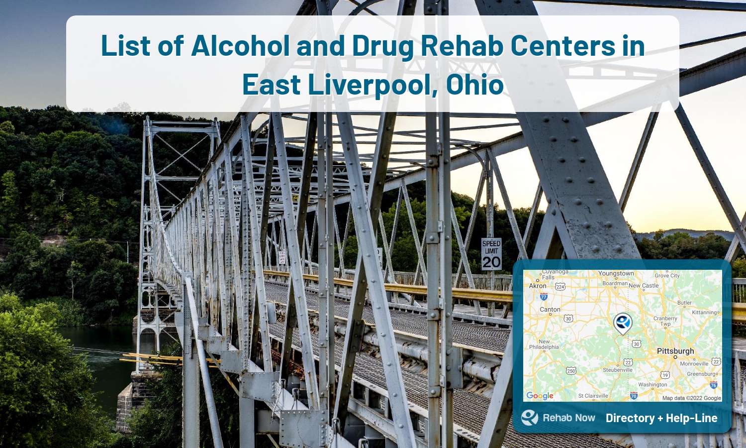 East Liverpool, OH Treatment Centers. Find drug rehab in East Liverpool, Ohio, or detox and treatment programs. Get the right help now!