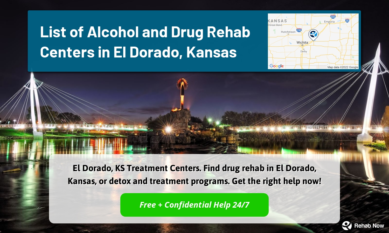 El Dorado, KS Treatment Centers. Find drug rehab in El Dorado, Kansas, or detox and treatment programs. Get the right help now!