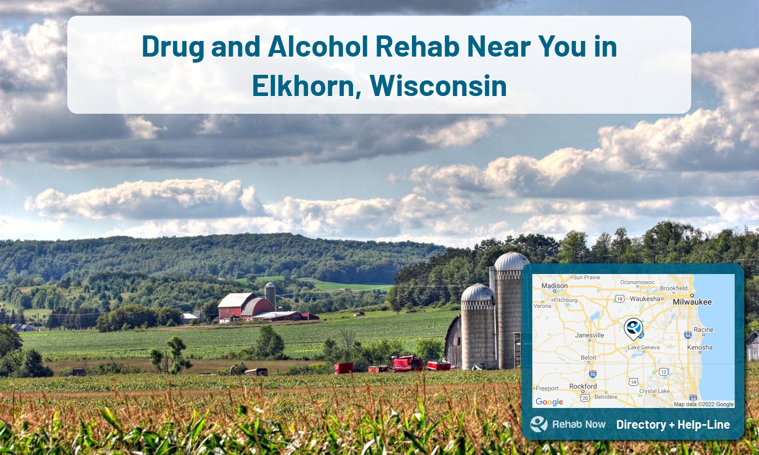View options, availability, treatment methods, and more, for drug rehab and alcohol treatment in Elkhorn, Wisconsin