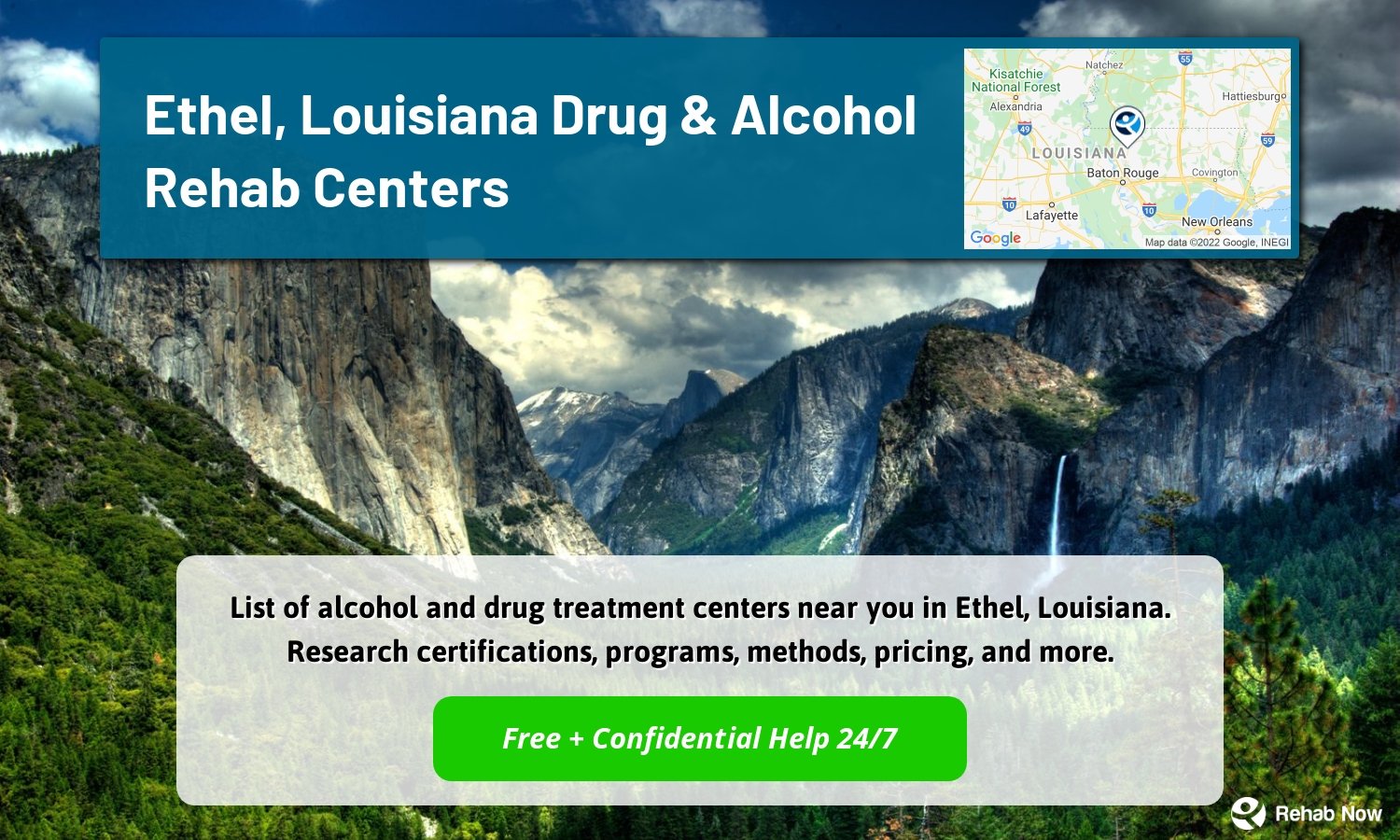 List of alcohol and drug treatment centers near you in Ethel, Louisiana. Research certifications, programs, methods, pricing, and more.