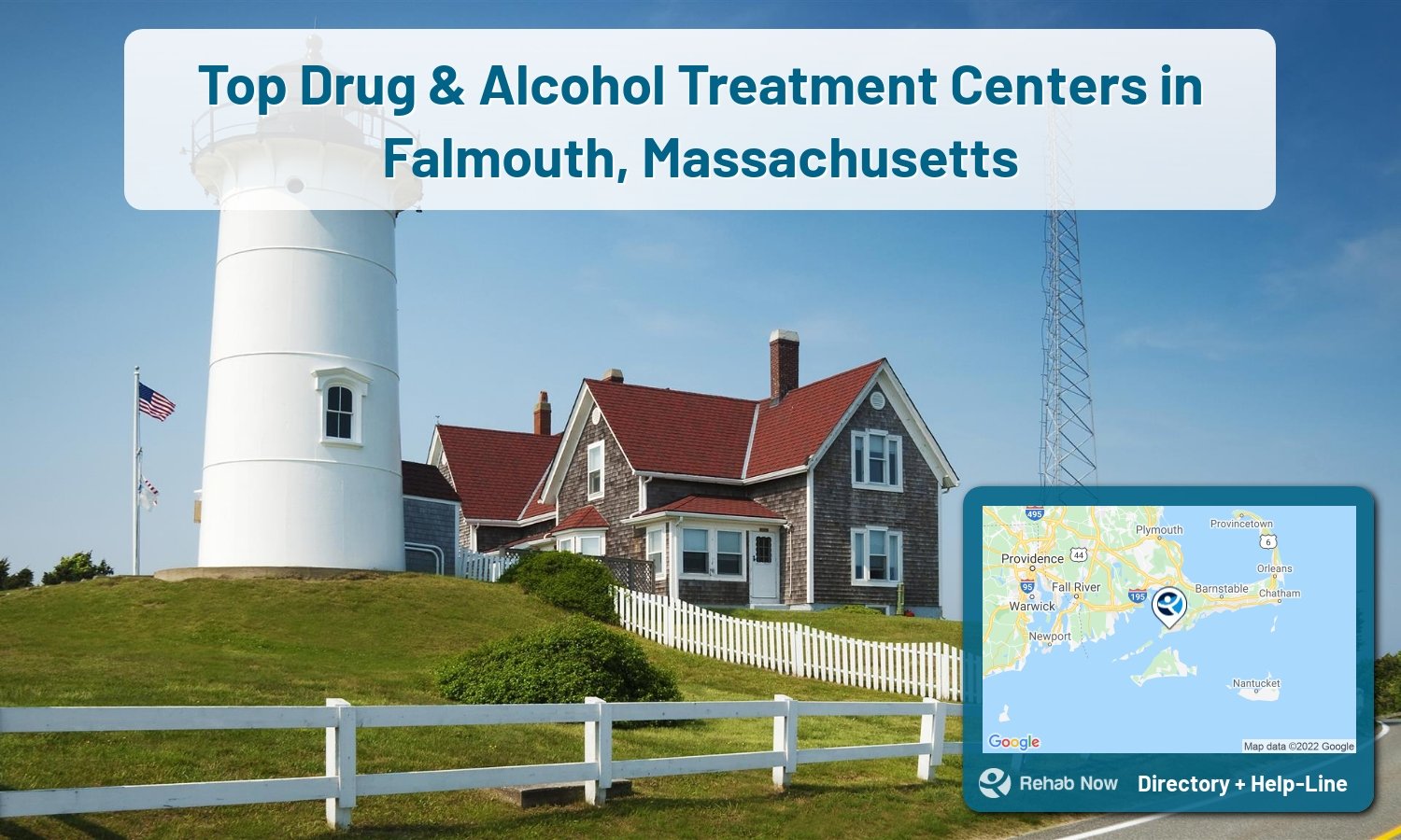 Ready to pick a rehab center in Falmouth? Get off alcohol, opiates, and other drugs, by selecting top drug rehab centers in Massachusetts