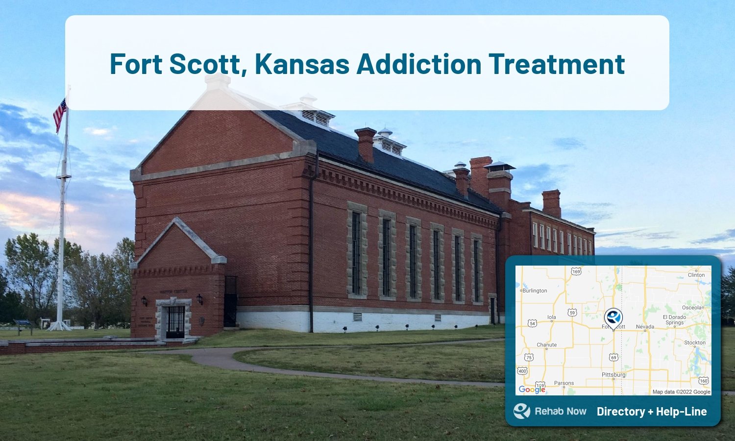 Fort Scott, KS Treatment Centers. Find drug rehab in Fort Scott, Kansas, or detox and treatment programs. Get the right help now!