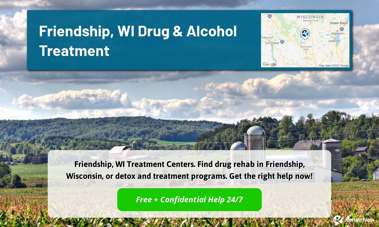 Friendship, WI Treatment Centers. Find drug rehab in Friendship, Wisconsin, or detox and treatment programs. Get the right help now!