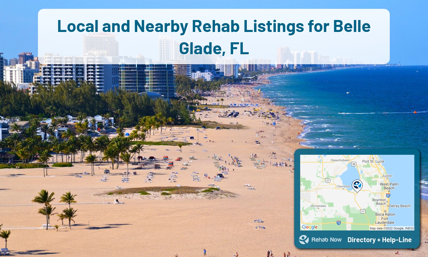 Our experts can help you find treatment now in Belle Glade, Florida. We list drug rehab and alcohol centers in Florida.