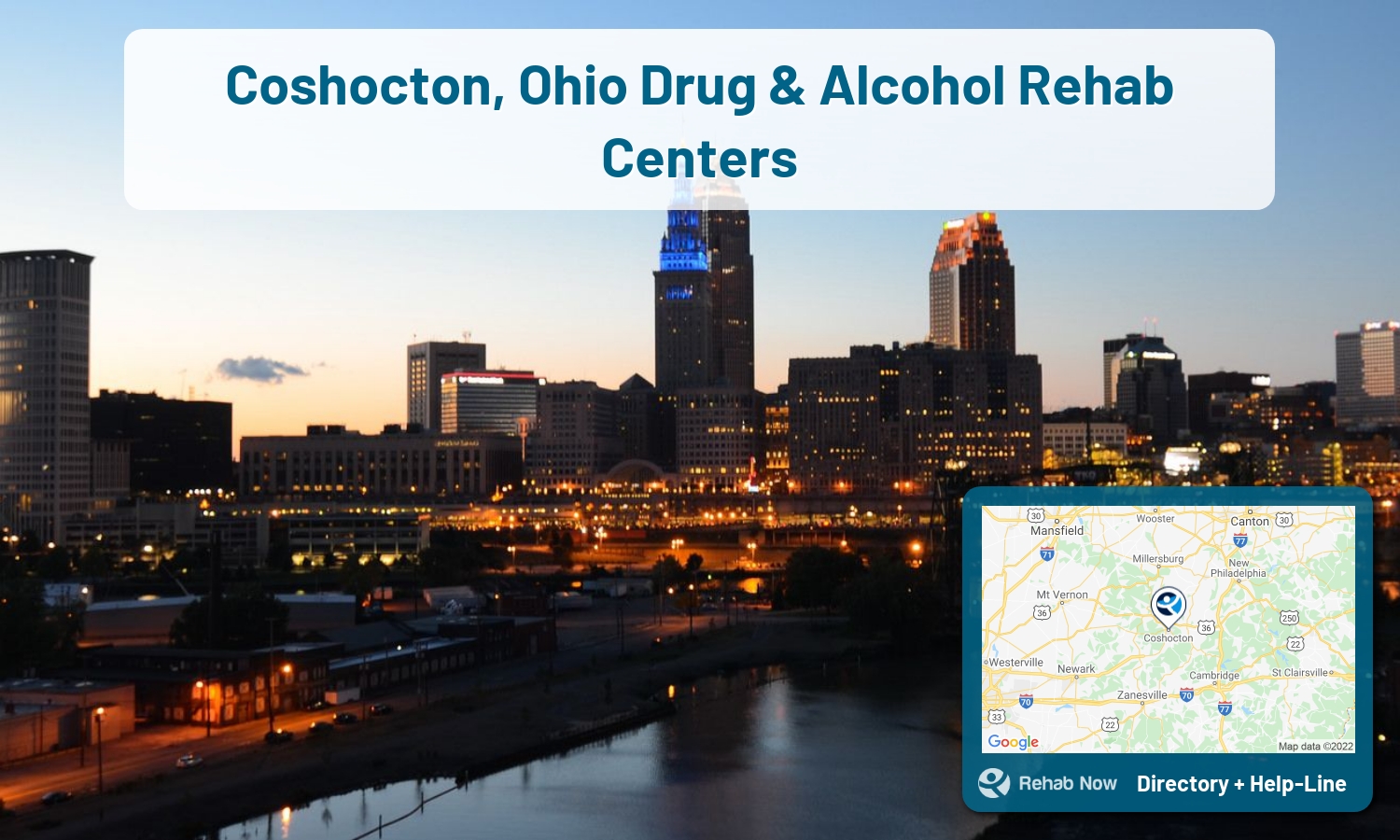 Need treatment nearby in Coshocton, Ohio? Choose a drug/alcohol rehab center from our list, or call our hotline now for free help.