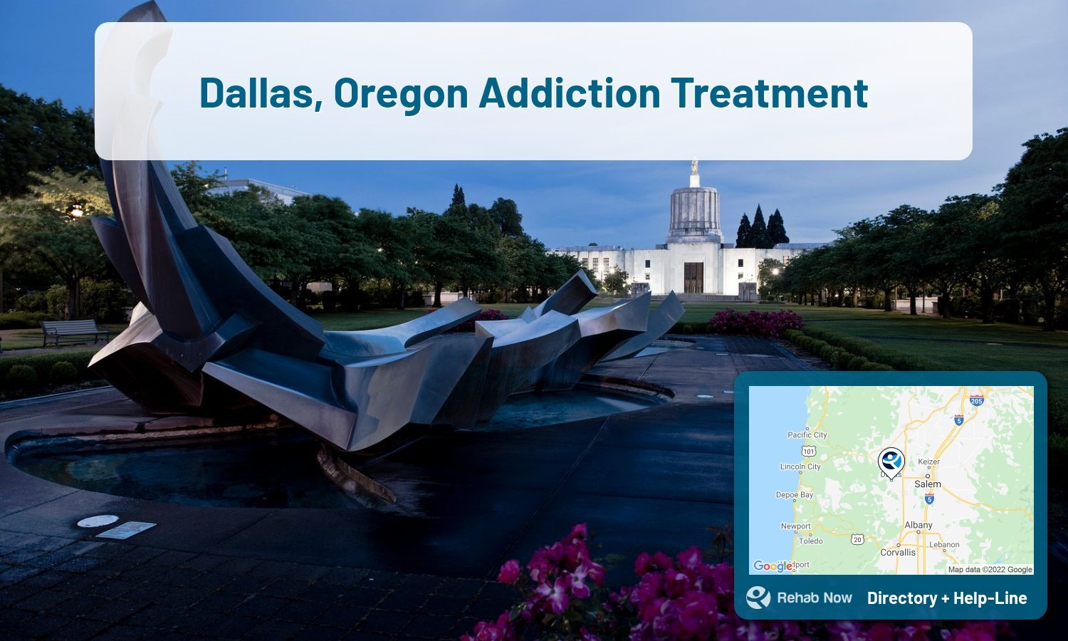 Drug rehab and alcohol treatment services nearby Dallas, OR. Need help choosing a treatment program? Call our free hotline!