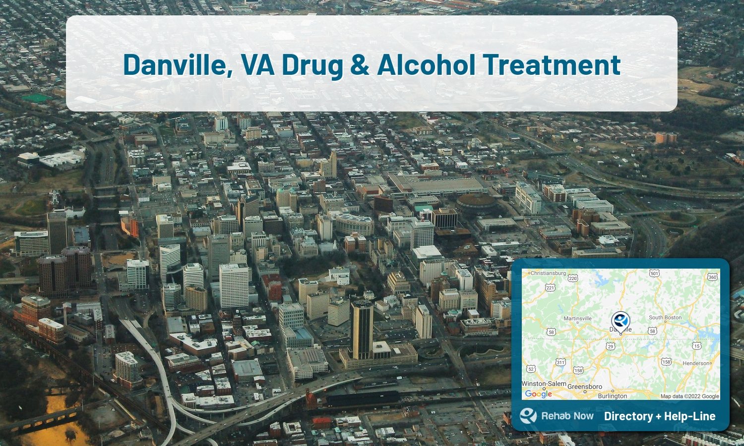 Danville, VA Treatment Centers. Find drug rehab in Danville, Virginia, or detox and treatment programs. Get the right help now!