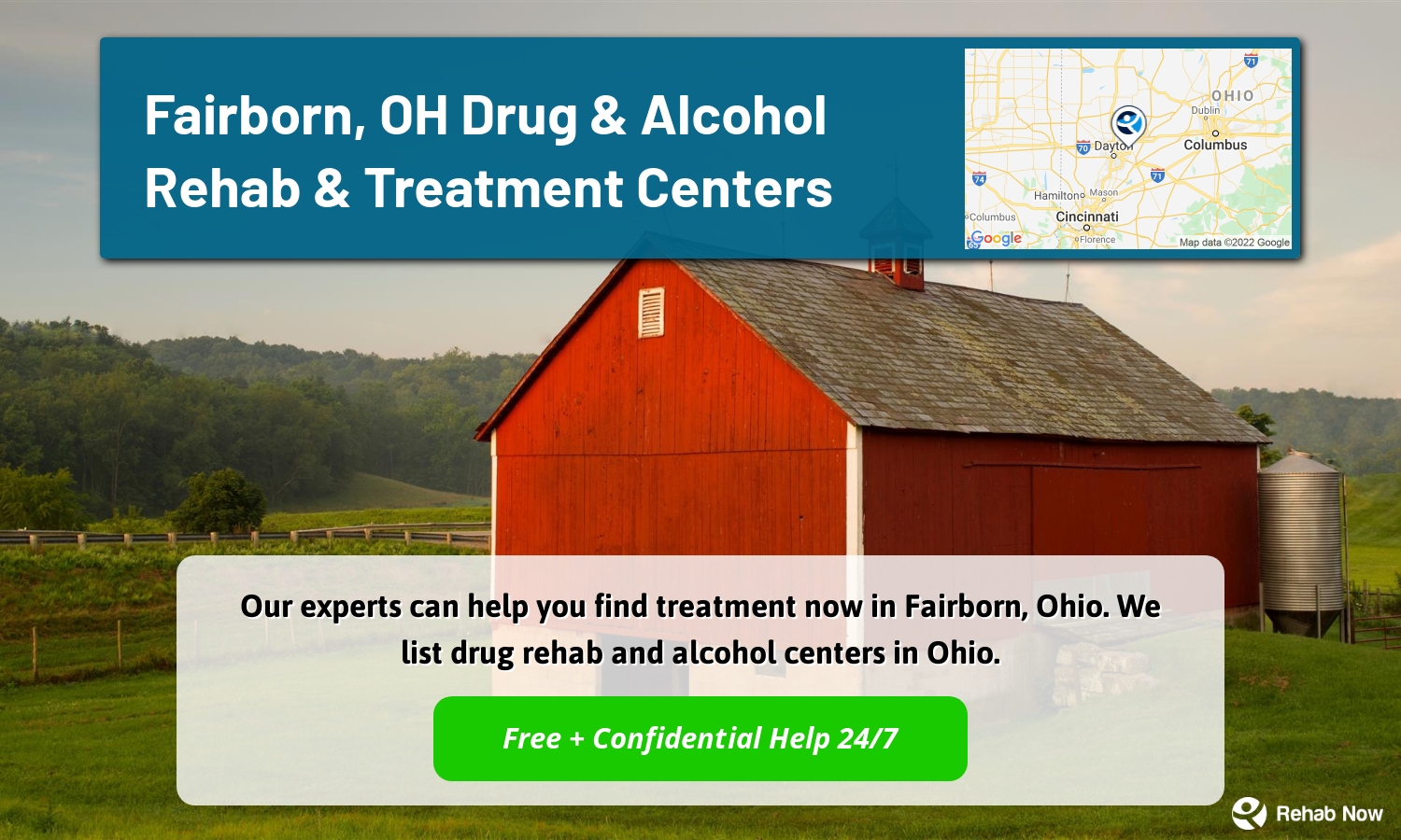 Our experts can help you find treatment now in Fairborn, Ohio. We list drug rehab and alcohol centers in Ohio.