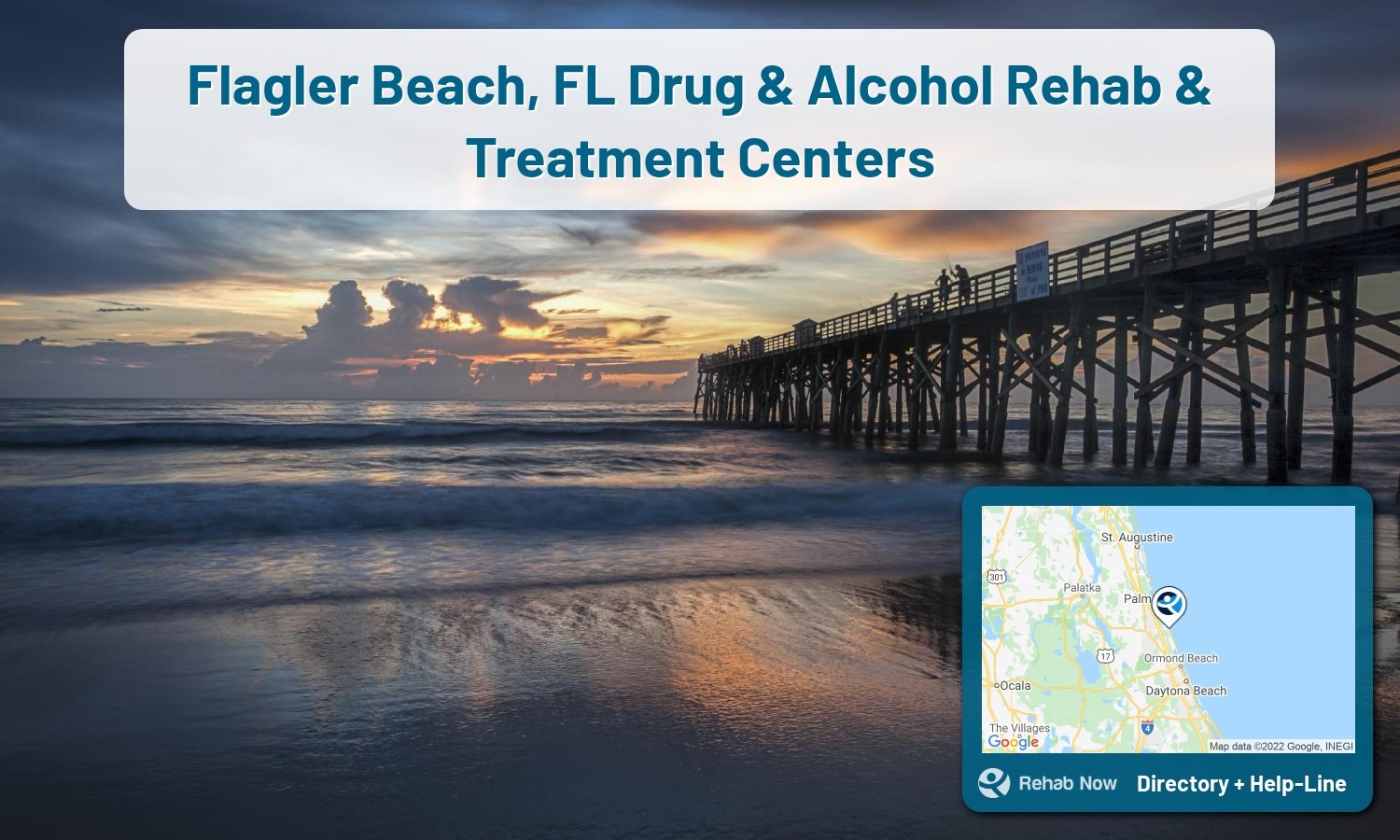 Drug rehab and alcohol treatment services near you in Flagler Beach, Florida. Need help choosing a center? Call us, free.
