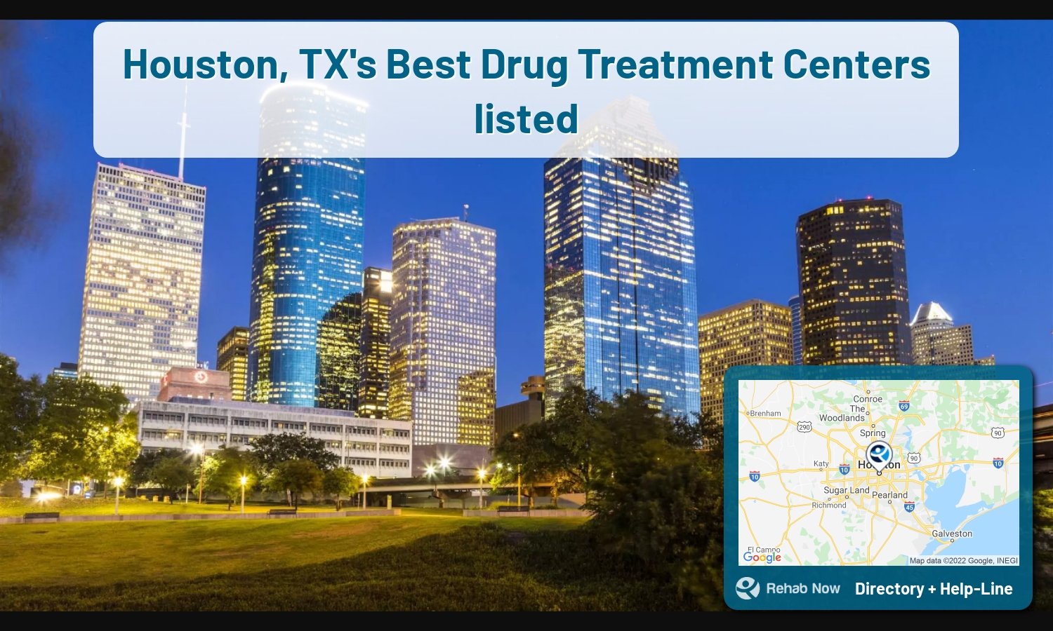 Struggling with addiction in Houston, Texas? RehabNow helps you find the best treatment center or rehab available.