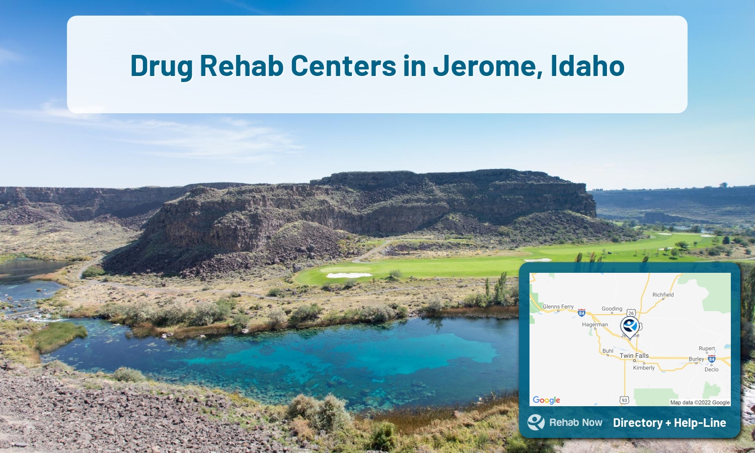 Let our expert counselors help find the best addiction treatment in Jerome, Idaho now with a free call to our hotline.