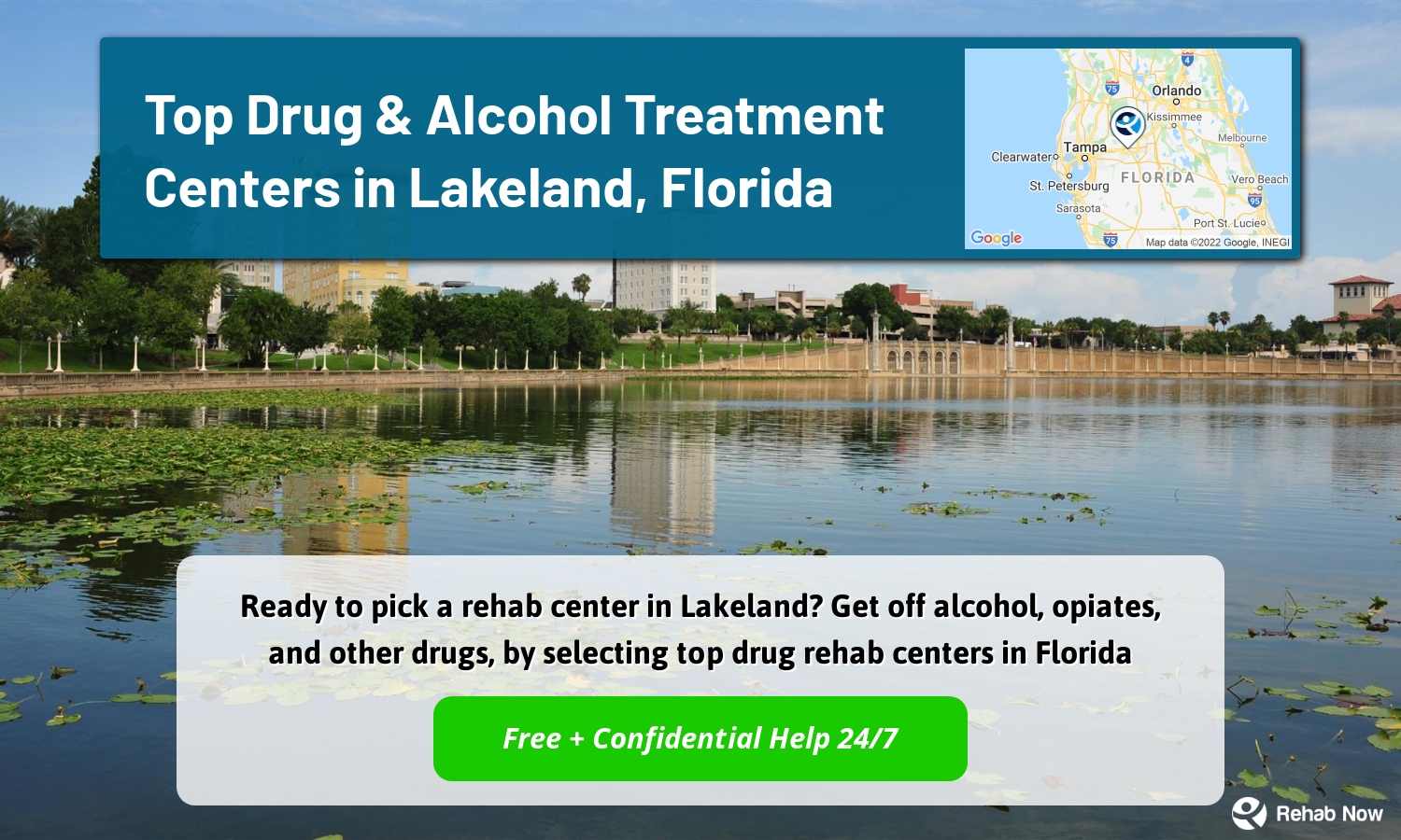 Ready to pick a rehab center in Lakeland? Get off alcohol, opiates, and other drugs, by selecting top drug rehab centers in Florida