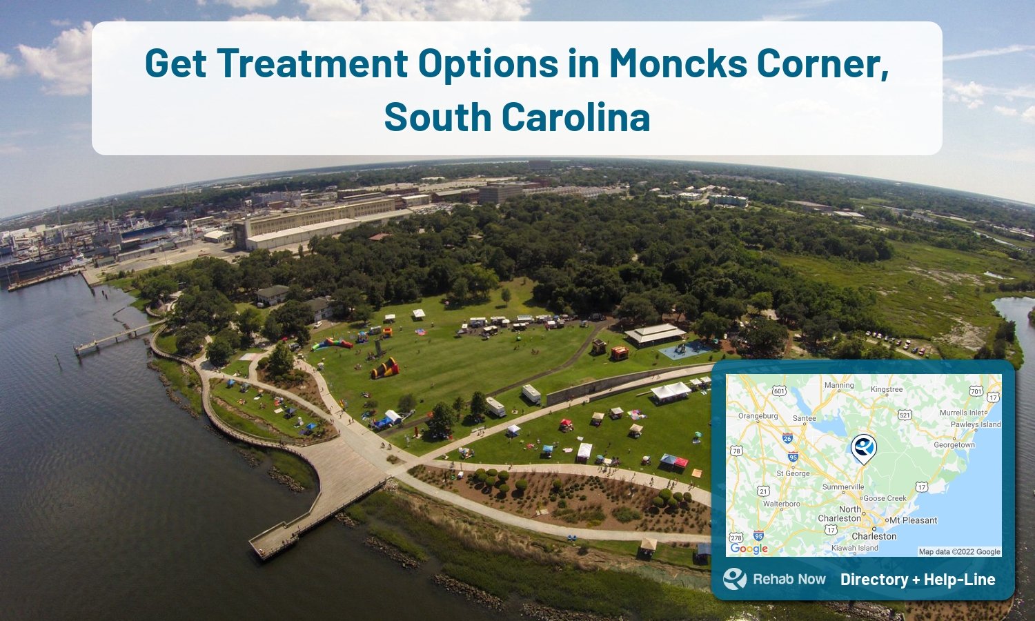 View options, availability, treatment methods, and more, for drug rehab and alcohol treatment in Moncks Corner, South Carolina